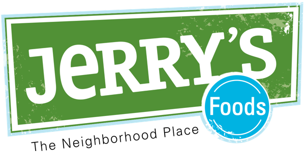 A theme logo of Jerry's Foods